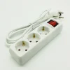 3 to 6 ways Germany schuko socket with LED switch with Child protection with CE