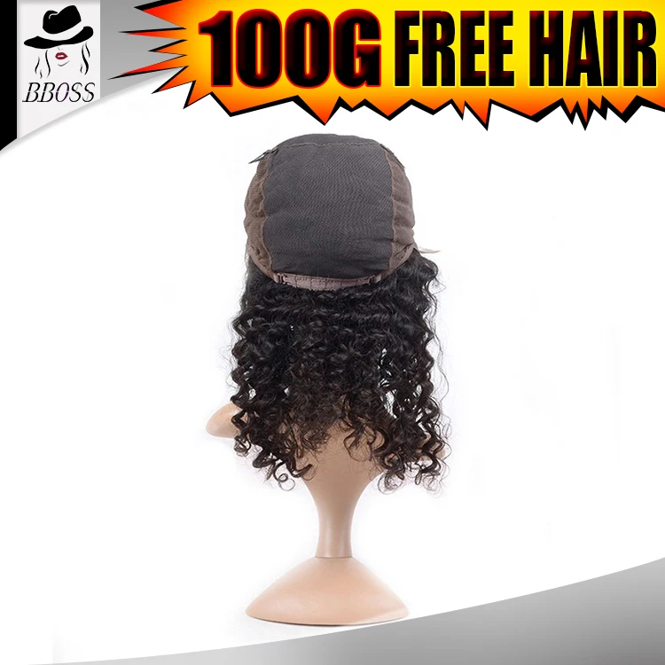 Wholesale Half Black Half White Wig Short Curly Wig For Black