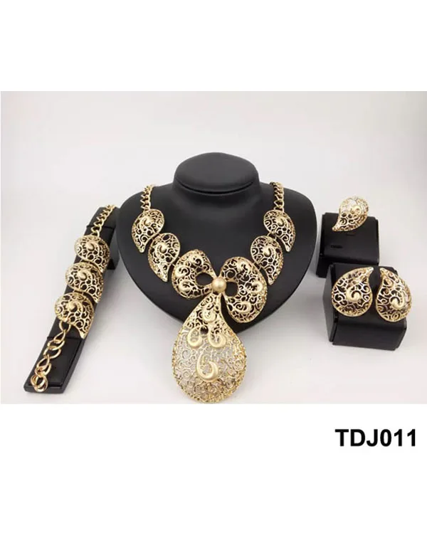 fashion bridal jewelry new model african gold plating jewelry set four sets TDJ011, Picture
fashion bridal jewelry new model african gold plating jewelry set four sets TDJ011, Picture