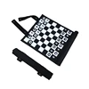2019 New Promotion Gift Genuine Leather Logo Customize Roll-Up Travel Game Chess/Checkers