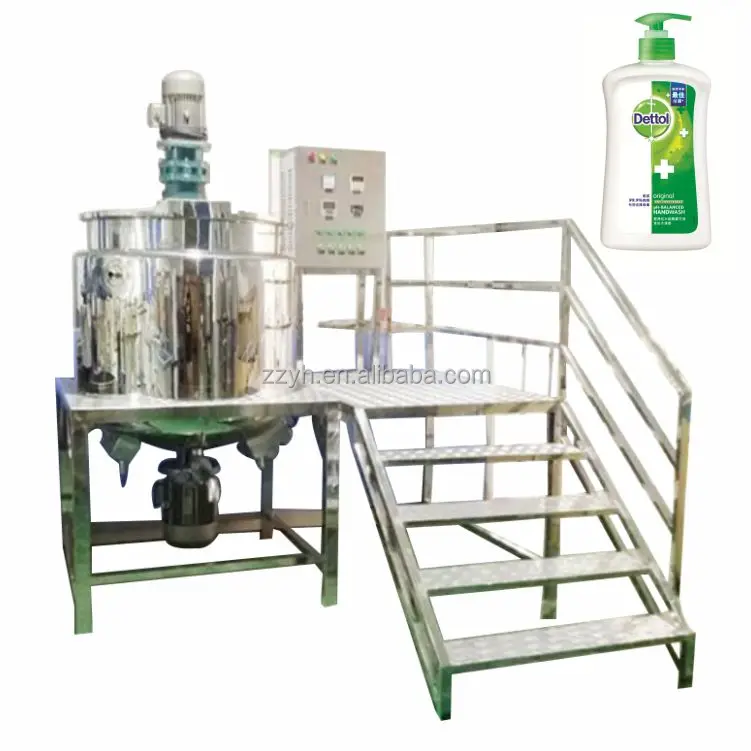 Factory liquid soap making machine price in india shampoo production line of shampoo plant