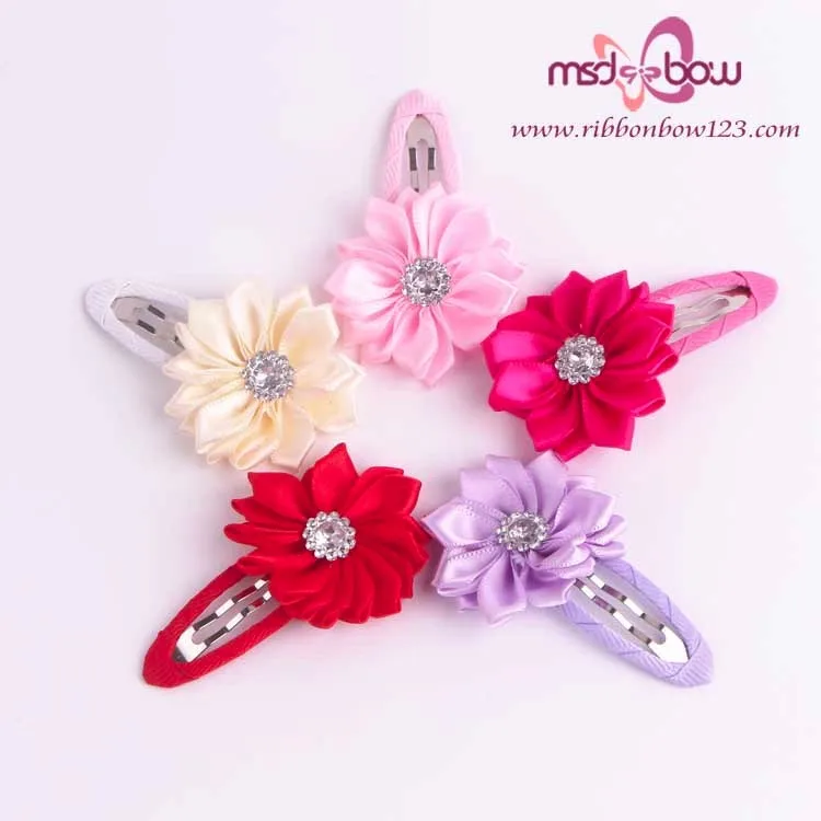 Cheap Polyester Satin Ribbon for Girls Hair Bow Clip