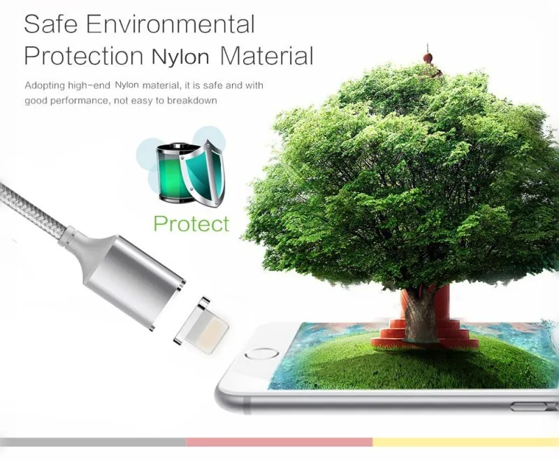 Hot selling Factory Price 1m Magnetic Micro Usb Data Cable for iphone for Android Plus Magnetic USB Cable - ANKUX.COM