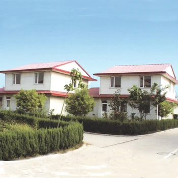 2017 Cheap light steel structure prefabricated house villa