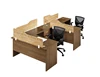 Latest designs l-shaped 2 person office workstation/office furniture demountable office partitions
