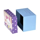Wholesale price customized with own logo design printed laser cut favor wedding box