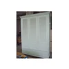 Hot sale white louver door bedroom wardrobe designs