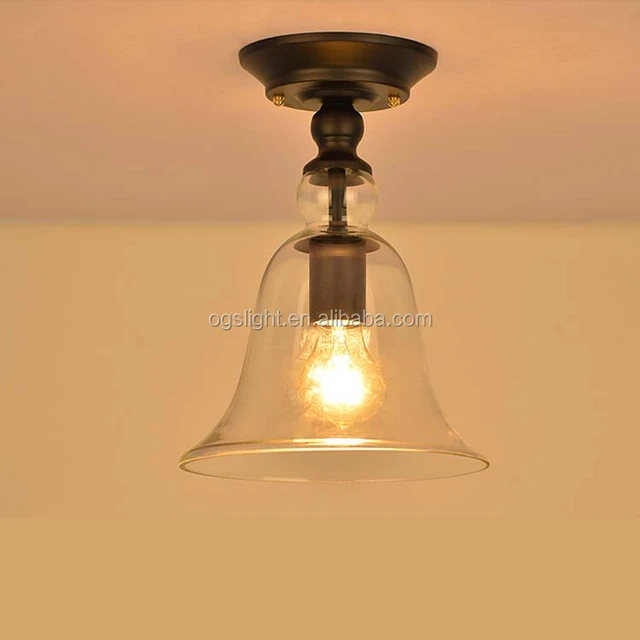 ceiling glass lampshade