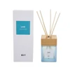 Screw Type Wooden Cap Clear Glass Oil Fragrance Rattan Diffuser