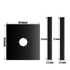 FDA Approved Heat Resistant Reusable ptfe stove liner for Kitchen/Cooking