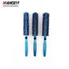 3 Colors Round Curl Boar Bristle Brush Comb Hair Dressing Barber Salon Hairbrush 6 Rollers Salon Care Hair Brush