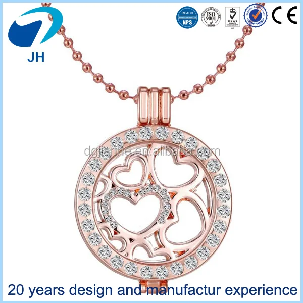 wholesale lovers crystal necklace fashion heart-shaped necklace