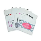 Qetesh Wholesale Custom Printed Lip Canvas Cosmetic Case Makeup Bag