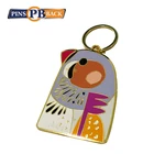 Durable in use oem pop culture valentine travel keyring keychains