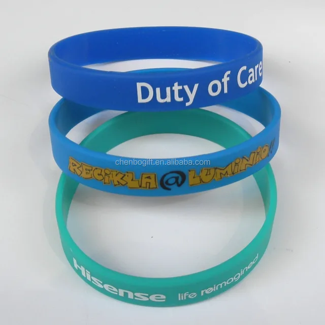 promotional gifts cheap price silicone rubber bracelet