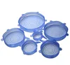 BPA Free LFGB Approved Silicone Stretch Lids Reusable Durable Expandable Silicone Bowl Covers