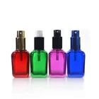 Square shape cheap wholesale 15ml 20ml 30ml 50ml 100ml glass perfume bottle with mist spray cap