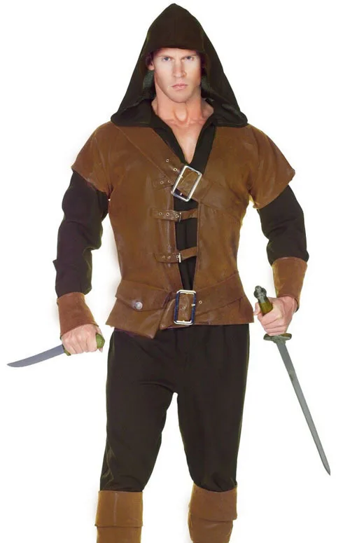 Hooded Huntsman Renaissance Child Costume