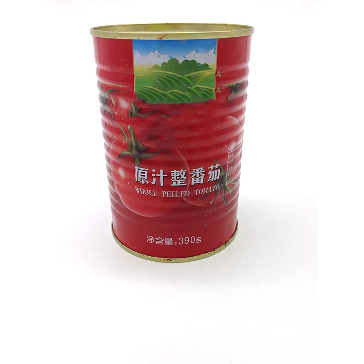 Китай Очищенный легкий открытый консервированный измельченный помидор