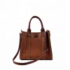 Wholesale Monogram Studded Leather River Tote Bag