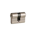 Iron Lock Cylinder Keyed Body Zinc Plug 60mm Euro Double Open Door with 3 Key
