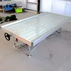 Gray and black greenhouse flood and drain trays/ABS plastic Tray