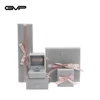 China factory wholesale high quality soft velvet plastic jewelry box sets with ribbon