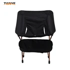 New 7075 aluminum metal pipe portable chair outdoor folding fabric beach camping chairs