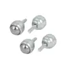 Stainless Steel 88 lbs Roller Bearing Screw Mounted Round Ball Transfer Units Universal Rotation Ball Casters
