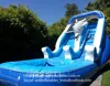dolphin inflatable water slide inflatable drop slide with pool
