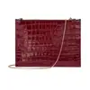 Fashion design popular handbags croc embossed leather clutch bag shoulder bag for sale for women