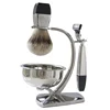 Luxury Men's Personal Face Care Grooming Tool Shaving Brush Razor Set kit