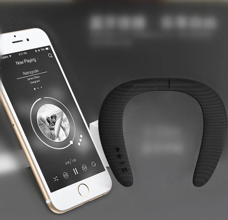Private Neck soundbar handsfree HD Sound Bluetooths Wireless Speaker - ANKUX.COM