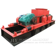 Good quality low cost 2PG500*750 double rollers crusher machine for sale