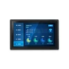 2019 fanless linux mini PC 10 inch industrial touch screen panel pc capacitive for waterproof biometric access control system