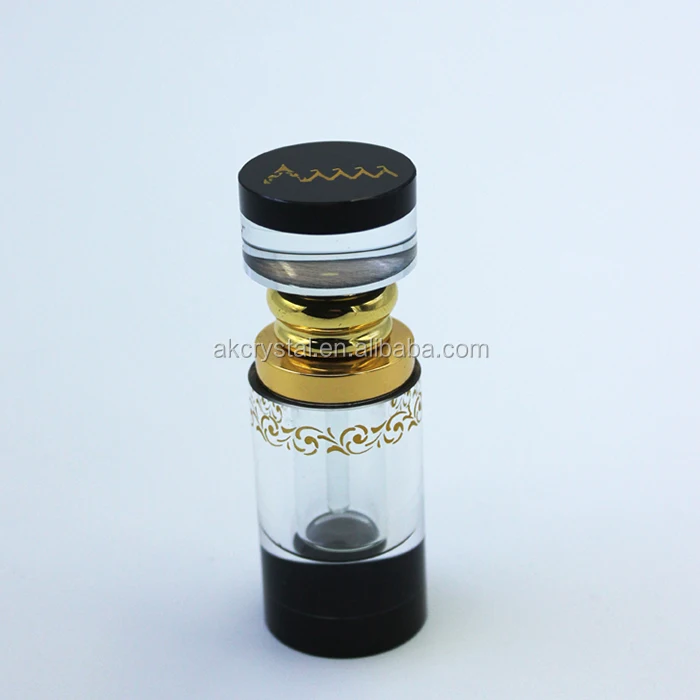 shape mini arabic perfume oil empty crystal attar bottle 3ml