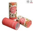 Luxury carton round kraft box paper can packaging