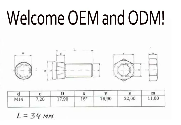 ISO14001 certification High Strength titanium bolt