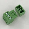 3.5mm Pitch PCB terminal block male and female pluggable type XK15EDGK-3.5MM 2EDGR-3.5 right angle pin