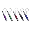 Top quality promotional 3 in 1 metal whistle led flashlight with compass
