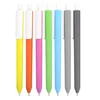 plastic solid color click type advertising promotional pen