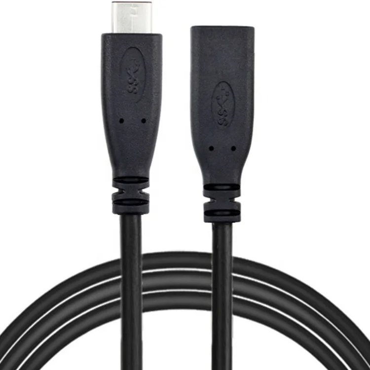 2m USB-C Extension Male to Female USB C Extender Cord USB 3.1 Type C Fast Charging & Data Cable, Black
2m USB-C Extension Male to Female USB C Extender Cord USB 3.1 Type C Fast Charging & Data Cable, Black