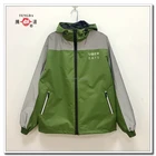 lightweight PU rain jackets with waterproof zipper