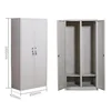 high quality modern style dormitory steel 2 door wardrobe