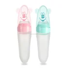Wholesale Silicone Baby Feeder bottle With Spoon