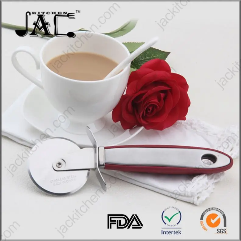 Kitchen Accessories Stainless Steel Pizza Cutter Fork
