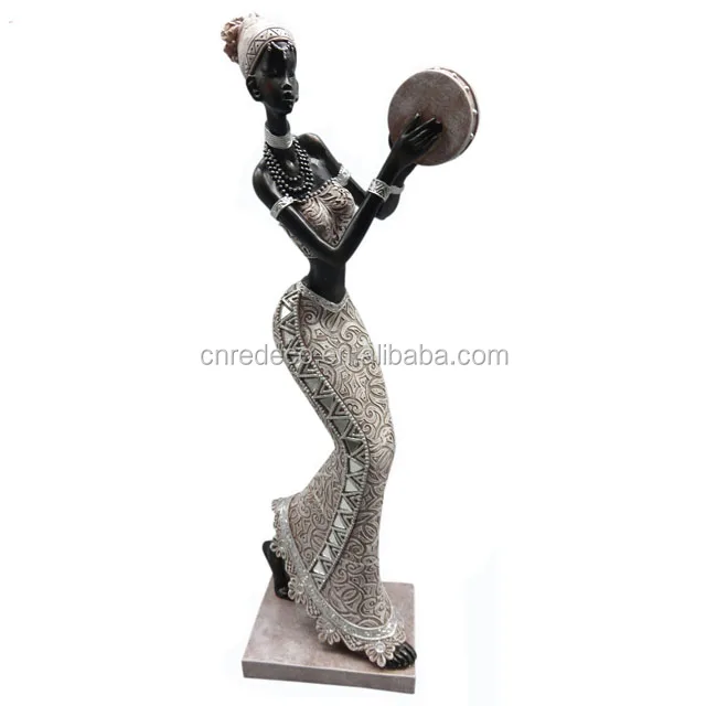 Wholesale Handmade Polyresin African Figurine