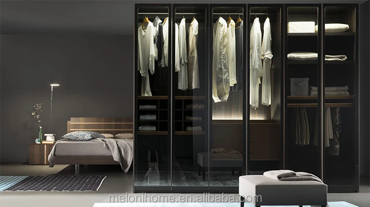 New Wardrobe Aluminium Glass Door Designs Diy Wardrobe With Hinged