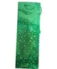 green hologram wine bag