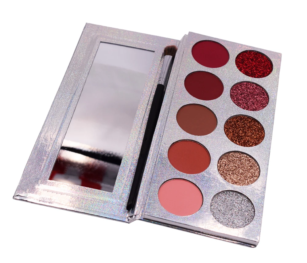 Hot Selling Custom Label 10 Colors Matte and Glitters Eyeshadow Palette Makeup Cosmetic
Hot Selling Custom Label 10 Colors Matte and Glitters Eyeshadow Palette Makeup Cosmetic